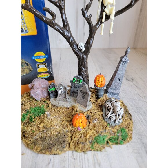 Lemax animated AS IS caged monster spooky town Village accessories Halloween - Picture 8 of 12